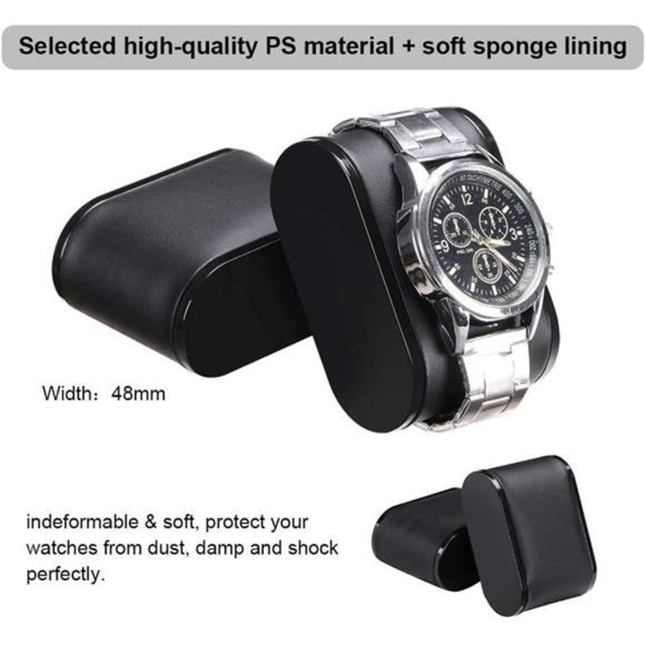 12 Watch Box with Valet Drawer, Luxury Watch Case,Watch Organizer for Mens - Picture 6 of 8